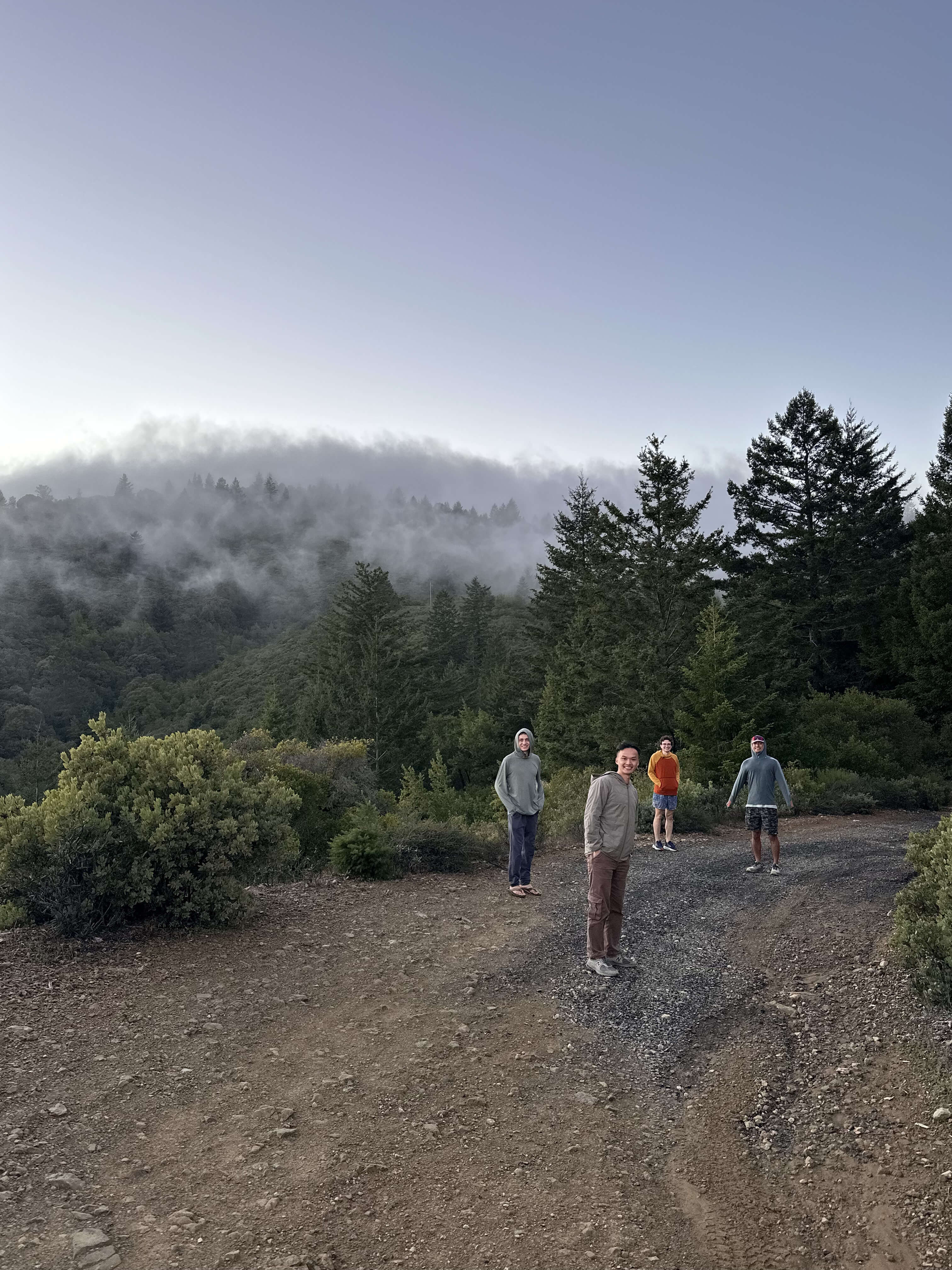 The MAIA team on a hike